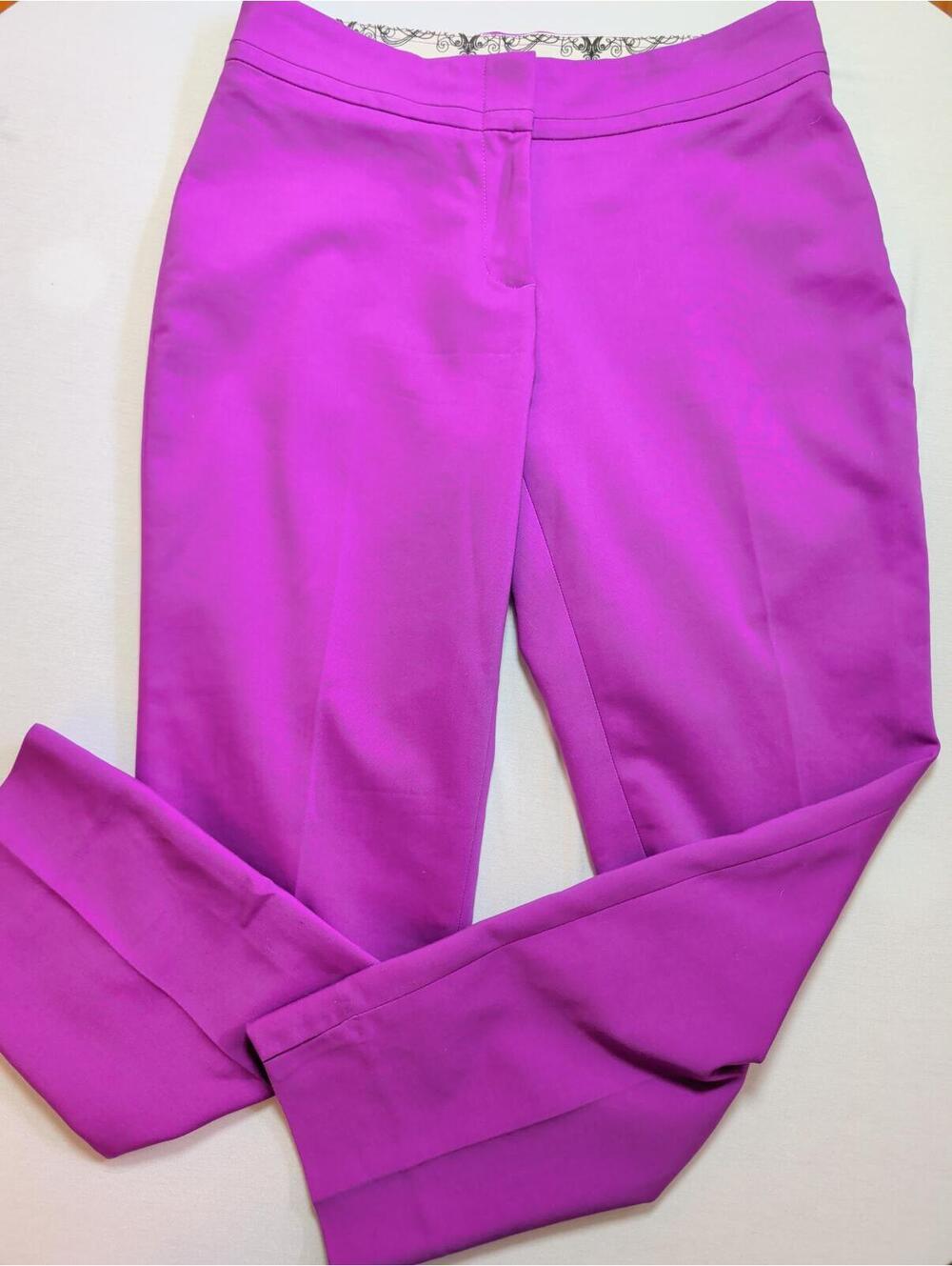 Peter Nygard Women's Vibrant Purple Dress Pants Size 8